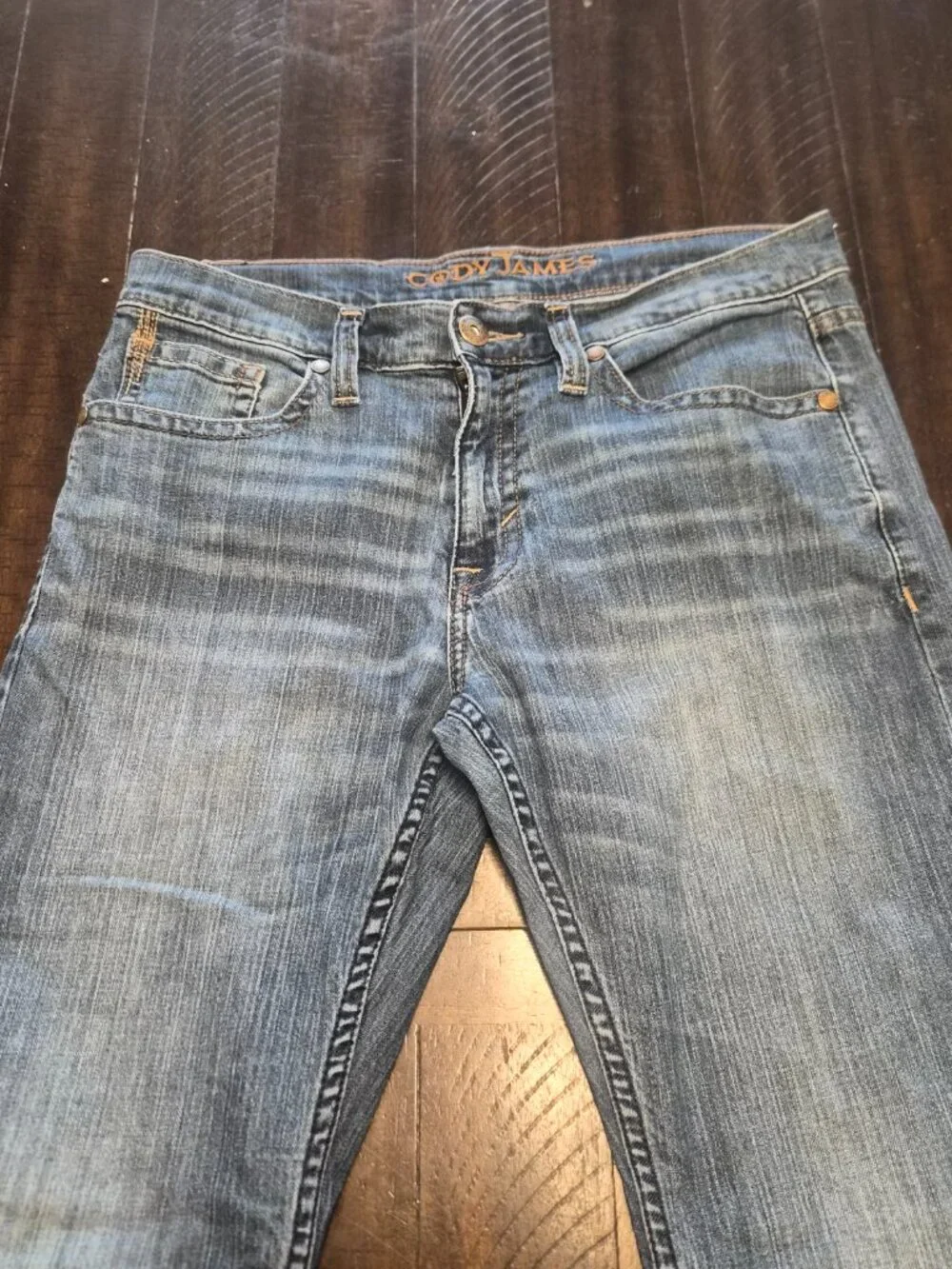 Cody James Jeans Mens 32x30 Medium Wash Blue Bootcut Stretch Denim Western G130 - Picture 2 of 12